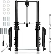 Mini Bike Suspension Kit,Mini Bike Front Suspension Fork for Mega,Coleman and Many Others-Great Upgrade for Most Mini Bikes,Small Motorcycle Shock Absorber Fork Frame Upgrade Kit