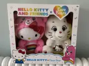 Hello Kitty and Friends x Care Bears Cheer Bear Sealed Box Set 2 Plush *IN HAND*