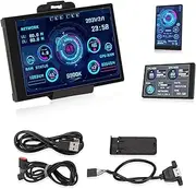 Portable 3.5in IPS USB Mini Screen Monitor, AIDA64 Display Temperature, PC CPU Data, Stepless Brightness Adjustment Computer Temp, DIY Design Exclusive