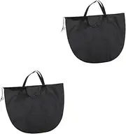 Gatuida 2pcs Helmet Bag Motorcycle Carrier Dustproof Bag Tote Organizer Rhinestone Stickers Multi-use Helmet Nylon Motorcycle Helmets Helmet Container Polyester Helmet Cover Electric Car