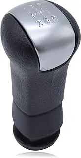 Gear Shift Knob 5 Speed Chromed Manual Gear Shift Knob for Qashqai NJ10+2 for X-Trail 2006-2013