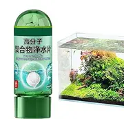 Water Purification Tablets | 1 Bottle Powerful Water Tabs for Aquarium,Fish Supplies, Potable Aqua Tablets, Natural Fish Tank Accessories for All Types of Fish Tank