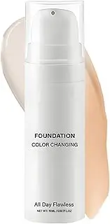 Makeup Base Foundation | Complexion Booster - Color Changing Foundation Longwearing Coverage Concealer Even Skin for Makeup