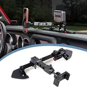 West-xingzhe Rail Mount phone holder Dash Phone Mount for Jeep - Interior Accessories for Jeep Wrangler JL JLU Gladiator JT,Not for 4xe