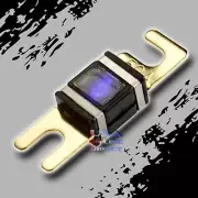 200 AMP 6 pcs GOLD MINI ANL (AFS/MIDI) WAFER FUSES WITH LED LIGHT Car Marine