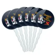 Danger Will Robinson B9 Robot Lost In Space Cupcake Picks Toppers Set of 6