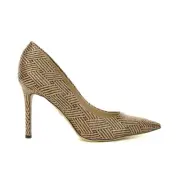 Sam Edelman Hazel Natural Black/Diamondweave Raffia High Heels H379185905