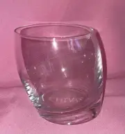 Unusual Chivas Regal Slanted Leaning Glass Whisky Scotch Makes You Feel Tipsy