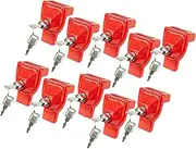Mytee Products (10 Pack) Heavy Duty Cast Iron Air Brake Glad Hand Lock for Tractor Trailer