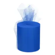200 Yards Tulle Ribbon Rolls Netting Fabric Spools 6 Inch Light Blue