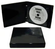 (25) Black 12 Disc Capacity CD DVD Album Book Storage Booklet 24MM CDBR2412BK