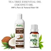 Tea Tree essential oil Coconut Hair Oil 100% Organic & Natural (200ml)