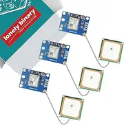 Lonely Binary Pack of 3 NEO-6M GPS Module High-Precision GPS Modules with Antennas for Arduino, Raspberry Pi, and ESP32 IoT Projects