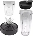 7-Fin Blade and Cup Replacement for Ninja Blender 1500W CT805 CT810 CT815A