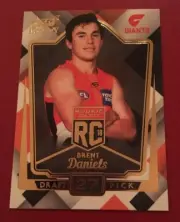 2018 AFL Select Legacy Rookie card BRENT DANIELS GWS Giants RC27 026/250