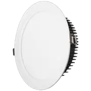10x CROWN LIGHTING 30W Recessed Round SMD LED Downlight - 3CCT (Tri Colour)