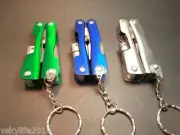 Pocket Plier Knife LED Torch Camping Hiking Fishing Stainless Mini Multi Tool
