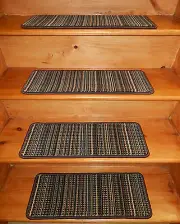 14= STEP 9" x 24" Premium Wilton Wool Carpet Stair Treads Stair Case.