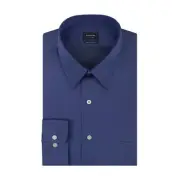 Mens Arrow Dress Shirt Blue Size L 16-16-1/2 34-35 NWT