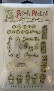 Impression Obsession Clear Rubber Stamp Set - Sarah Phelps Happy Birthday CL210