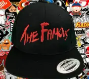 The Famous embroidered Black Cap FlexFit Yupoong Hat Snapbacks NEW embroidery