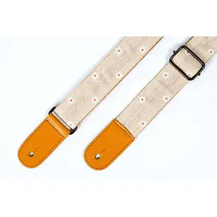 小清新 緹花棉麻 烏克麗麗背帶 Ukulele Strap 1.5吋寬 3.81公分【他,在旅行】