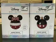 Disney Magic Holiday Mickey & Minnie Mouse 18” Inflatable Ornaments Set Of 2 New