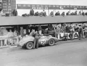 Peter Collins Pat Griffith, Aston Martin DB3S 1953 Old Motor Racing Photo 3