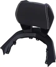 Haofy Tailstock Backrest for Xmax300 2023-2024, Stylish and Supportive Passenger Cushion Pad for Enhanced Stability,PU Aluminum Alloy Material