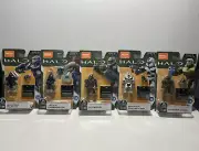 Halo Mega Construx Halo Heroes Series 14 Complete Set of Five.