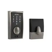 Schlage BE375 CEN 619 Touch Century Deadbolt, Electronic Keyless Entry Lock,...