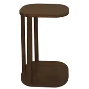 CT Oslo Solid Mindi Timber Side Table