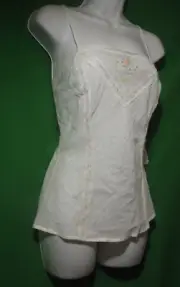 NEW HANKY PANKY 6P4184 WH 40TH ANNIVESARY LTD. ED. 63/115 COTTON CAMISOLE L