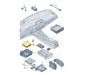 AUDI A5 MK2 Seatbelt Microphone Control Unit 420907394B NEW GENUINE