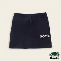 在飛比找momo購物網優惠-【Roots】Roots大童-繽紛花卉系列 花卉文字休閒褲裙