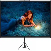 Projector Screen Tripod 100" Portable Movie Screeen Stand 4K Home Cinema