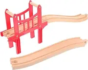 The Train Wooden Track Set Accessories Creative Track Layouts Motor Skill Development Toy