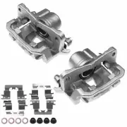 2x Rear Left & Right Brake Calipers & Bracket for Toyota Sienna 04-10 3.3L 3.5L (for: Toyota)