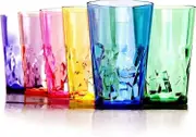 Scandinovia - 19 Oz Unbreakable Premium Drinking Glasses - Set Of 6 - Tritan Plastic Tumbler Cups - Perfect For Gifts - Bpa Free - Dishwasher Safe