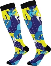 [GAIREG] Golden Chains Luxury Pattern Compression Socks Compression Sock for Running