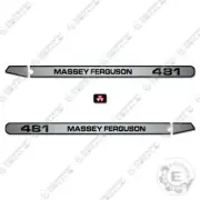 Fits Massey Ferguson 481 Decal Kit Tractor - NO CAB - 7 YEAR OUTDOOR 3M VINYL!