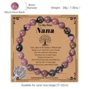Tree of Life Pendant Beaded Bracelet