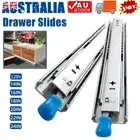 125kg Locking Drawer Slides 300mm-600mm Extension Heavy Duty Fridge Runners AU