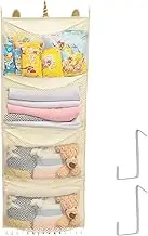 ZFLYCANP Stuffed Toy Over Door Organizer, Baby-Safe Hanging Storage Bag, Over The Door Stuff Animals Organizer for Home Bedroom