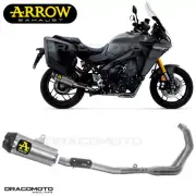 Full exhaust YAMAHA TRACER 9 GT 2021 2022 ARROW Titanium CC WORKS
