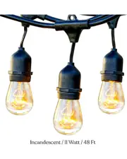 BRIGHTECH Ambience Pro 48' 15 Bulb String Lights