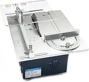Mini Table Saw for Woodworking, Portable Precision Hobby Table Saws, Mini Electric Desktop Saws, 1.18In Cutting Depth Small Household DIY Crafts Cutting Tool Polisher Drilling Machine,B