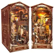 Book Nook Kit, DIY Dollhouse Booknook Bookshelf Insert Decor Alley, DIY Book ...