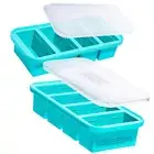 1 Cup Silicone Freezer Molds - Soup Cubes Perfect for Freezing Broth, Rice