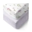 Living Textiles Cotton Jersey Cot Fitted Sheet 2 Pack - Whimsical Wonderland 911